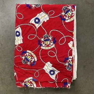 Cranston Print Works Schwartz Liebman Nautical Fabric 3 1/2 yds